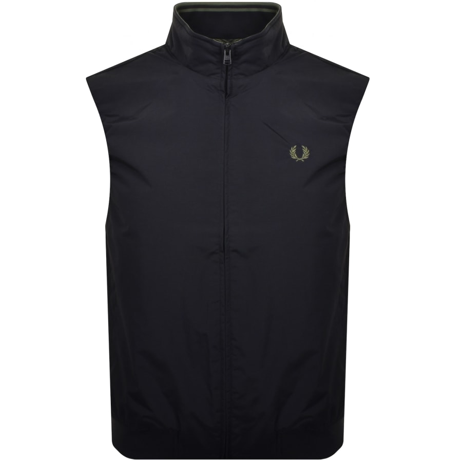 Fred Perry Brentham Gilet Black Mainline Menswear United States